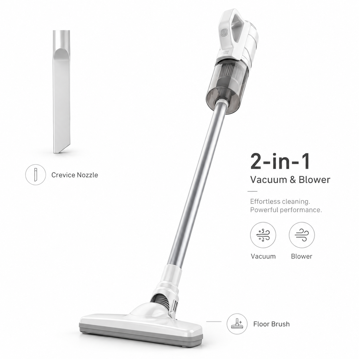 Portable 2-in-1 Vacuum Cleaner